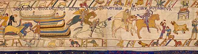 Beachhead scene 1 - Bayeux Tapestry